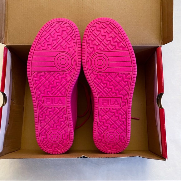 Hot Pink Fila A-1 Sneakers - Picture 4 of 7